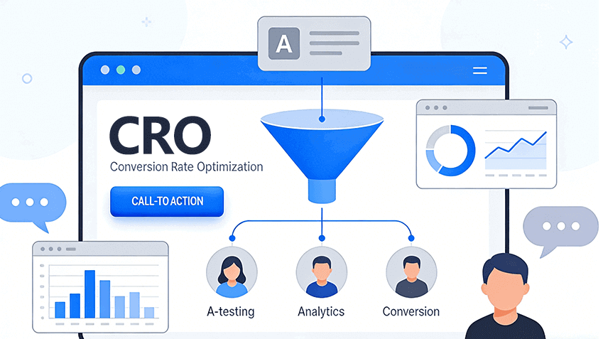转化率优化 ( CRO )